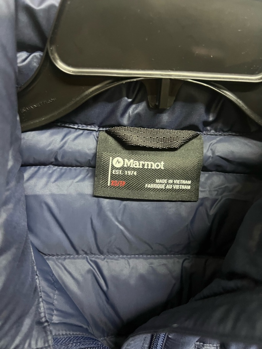 NWT Marmot Dark Blue Highlander 700 Duck Down Jacket‎ XS - Picture 5 of 8